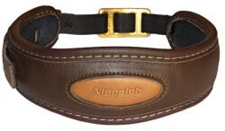COLLAR Zgardă pentru câine cu piuliță DELUXE "M", maro