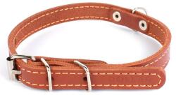 COLLAR Zgardă de piele pentru câini - 22- 30cm, 10mm - maro