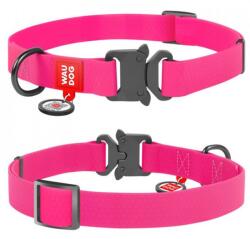 COLLAR Guler impermeabil WAU DOG - roz 31-49 cm / 25 mm