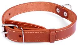 COLLAR Zgardă de piele pentru câini - 48- 63cm, 35mm - maro