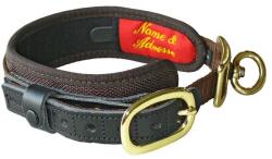 COLLAR Zgardă pentru câine cu piuliță DELUXE "XS", maro