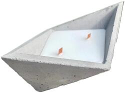 České svíčky Beton csónak fa kanóccal 1 db