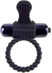 Pipedream Вибро пръстен със сменяеми батерии "c-ringz black