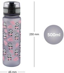 Baagl Tritán Kulacs - 500 ml, Panda