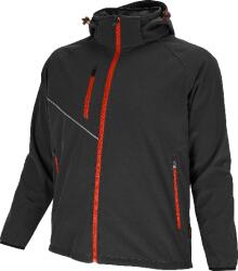 BENNON jachetă softshell FORCE, negru/roșu