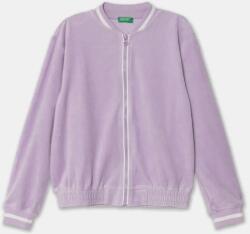 Benetton gyerek velúr pulóver lila, sima, 3UK0C503W - lila 150