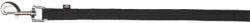 TRIXIE Tracking Leash Flat Strap - Lesă plată din bumbac cu mâner (15 m; 20 mm; Negru) (19921)