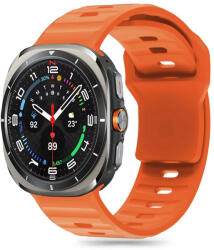 Tech-Protect Samsung Galaxy Watch Ultra (47mm) Szíj - Tech-Protect Silicone Line - Narancs (WR-178603)