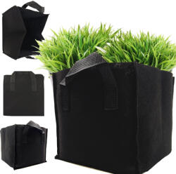 Hordozható textil virágcserép, 19 L, 30 x 26 cm