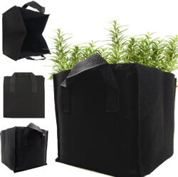  Hordozható textil virágcserép, 11, 5 L, 26 x 22 cm