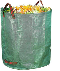  Kerti tároló zsák erős anyagból, 120 literes, 80x60cm, zöld