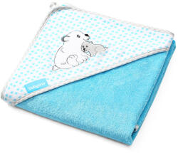 BabyOno fürdőlepedő kapucnis bambusz 100x100cm jegesmedve 346/02