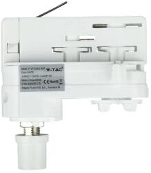 V-TAC tracklight sín adapter, fehér - SKU 3659 (3659)