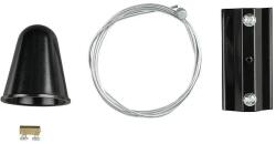 V-TAC tracklight sín függeszték szett, fekete - SKU 3565 (3565)