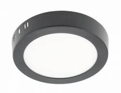 GTV LD-ORN13W-NBP-10 LED lámpatest ORIS PLUS, mélysugárzó, 13W, fekete, 4000K, 1020lm, AC220-240V, felületre szerelhető, IP20, 120° (LD-ORN13W-NBP-10)