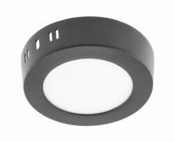 GTV LD-ORN07W-NBP-10 LED lámpatest ORIS PLUS, mélysugárzó, 7W, fekete, 4000K, 560lm, AC220-240V, felületre szerelhető, IP20, 120° (LD-ORN07W-NBP-10)