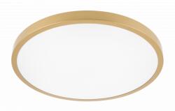 GTV LD-ATOL32W-WW-40 Mennyezeti lámpa ATOL LED, Ø400mm, 3000K, 32W, 2560lm, AC220-240V, 50/60 Hz, PF>0, 9, IP54, arany, 3y (LD-ATOL32W-WW-40)