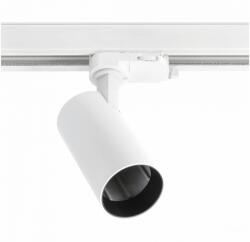 GTV XLT-LMAGU10OB-NB Sínlámpa 1 fázisú LIMA, GU10, max. 20W, AC220-240V, 50/60Hz, IP20, kerek, fehér (XLT-LMAGU10OB-NB)