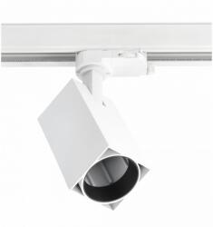GTV XLD-LMAGU10KB-NB LIMA, GU10, max. 20W, AC220-240V, 50/60 Hz, IP20, IK08, négyzet, fehér sínlámpatest (XLD-LMAGU10KB-NB)