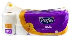Perfex Toalettpapír PERFEX Pure White 3 rétegű 10 tekercses (HT10576) - fotoland