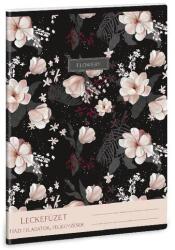 Ars Una Leckefüzet ARS UNA A/5 32 lapos Flowery black (50843749) - fotoland