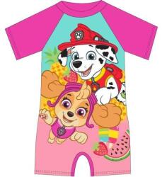 E plus M Costum de baie UV cu maneci scurte si fermoar Paw Patrol Girl EPLUSM EPMPAW52442225 (EPMPAW52442225_Roz_98/104)