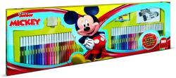 Multiprint Set pictura 96 piese, 4 stampile, tus, 60 carioci, 30 stickere si caiet cu activitati Mickey Multiprint MP18945 (MP18945_Initiala)