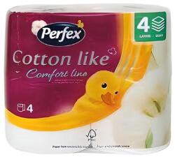 Perfex Toalettpapír PERFEX Cotton Comfort Line 3 rétegű 4 tekercses (HT10498/SKU13145) - fotoland