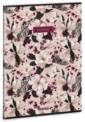 Ars Una Füzet kockás ARS UNA A/4 40 lapos Extra kapcsos Flowery Pink (53123756) - fotoland