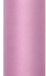 PartyDeco S. r. o Dekoranyag, tüll, 30CM, 9M, púder pink