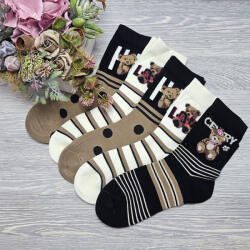 Aura Via Női zokni maci mintás 5 pár/cs NZP2095 38-41 72340