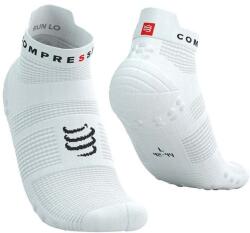 Compressport zokni Pro Racing Socks v4.0 Run Low XU00047B - fehér 39/41