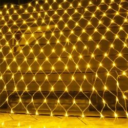 Life Light Led Karácsonyi háló 96db meleg fehér Leddel, toldható, 8 funkciós vezérlővel, IP44, kültérre is! (LLKIP44NET96L8FWW)