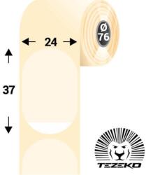 Tezeko Dobozlezáró címke, 24 * 37 mm-es (5000 db/tekercs) (M0240003700-001) - cimke-nyomtato
