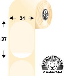 Tezeko Dobozlezáró címke, 24 * 37 mm-es (5000 db/tekercs) (M0240003700-001) - etikett-cimke-shop