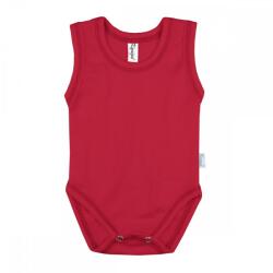 Kynga piros ujjatlan gyerek body 152