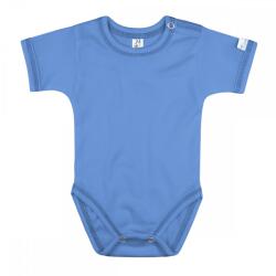 Kynga középkék rövid ujjú baba body 68 - KIFUTÓ SZÍN, UTOLSÓ DARABOK!