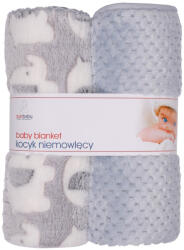 DuetBaby plüss takaró 2 db-os - Szürke Elefánt