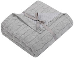 DuetBaby kötött bélelt takaró - Szürke