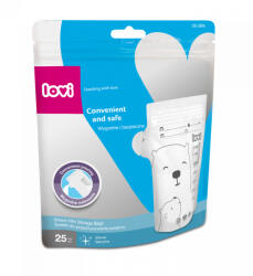 Lovi tejtároló zacskók Buddy Bear 25db 200 ml - bergon