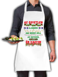 Az egyetlen ajándék ami neked kell az én vagyok - Karácsonyi Konyhai Kötény (301639)
