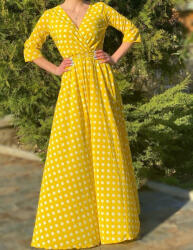 Ie traditionala Rochie eleganta cu buline Nela 5