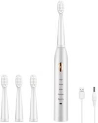 CCO - CRM diversity Periuta Electrica pentru Dinti, IPX7, 34.000 Vibratii Min, 5 Programe 4 Capete - Incarcare USB (275)