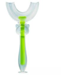 CCO - CRM diversity Periuta de dinti copii 2-6 ani, CRM, forma U, silicon moale, ergonomica, verde (327)