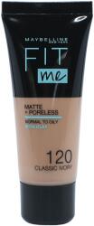 Maybelline MBL FIT ME MAKE-UP MATTE+PORELESS 30 ML / 120 CLASSIC IVORY make-up 120 classic ivory