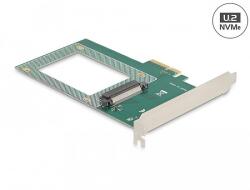 Delock PCI Express x4-kártya - 1 x belső U. 2 NVMe SFF-8639 (90081)