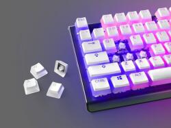 Steelseries PrismCAPS Universal Double Shot PBT Keycaps White UK (60219) - primatinta