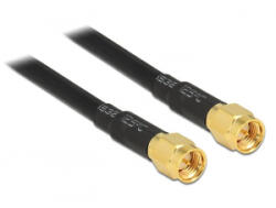 Delock antenna kábel SMA dugó > SMA dugó LMR195 10m (88893) (88893) - aqua