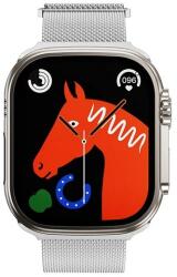 Hoco Apple Watch Series 9 41mm Hoco as101 pótszíj (egyedi méret, kicsi, fém, milánói szíj, mágneses) ezüst (AS101_38_40_41_S)
