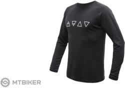 Sensor Érzékelő MERINO BLEND ELEMENTS póló, fekete (M) - mtbiker - 27 499 Ft